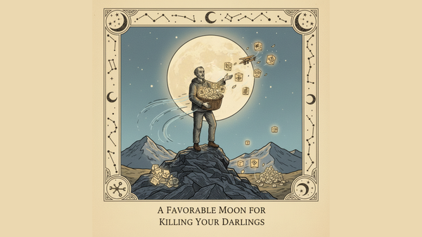 A Favorable Moon for Killing Your Darlings