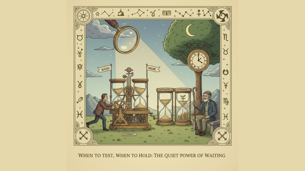 When to Test, When to Hold: The Quiet Power of Waiting